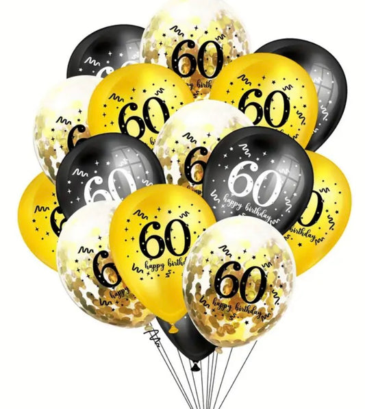 BALLONS 60 ANS