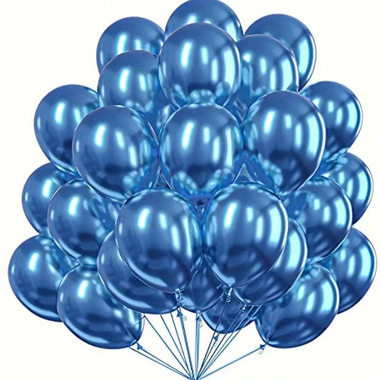 BALLONS BLEU NACRE