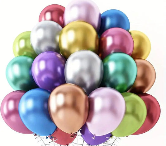 BALLONS MULTICOLORE NACRE