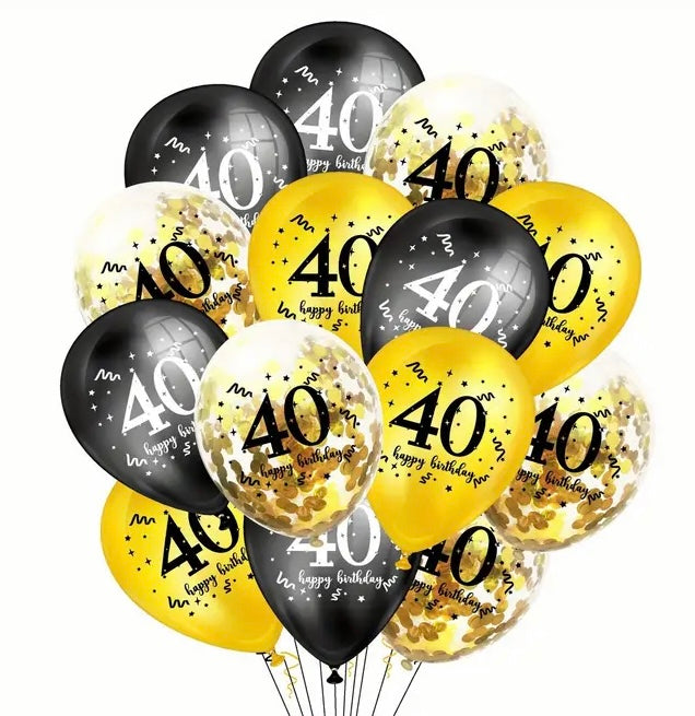 BALLONS 40 ANS