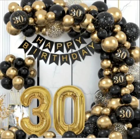 BOX DE BALLONS 30 ANS