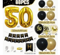 BOX BALLONS 50 ANS