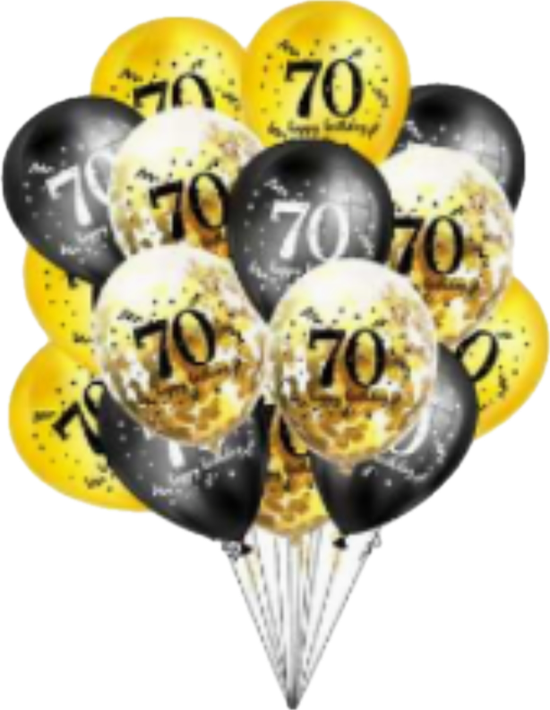 BALLONS 70 ANS